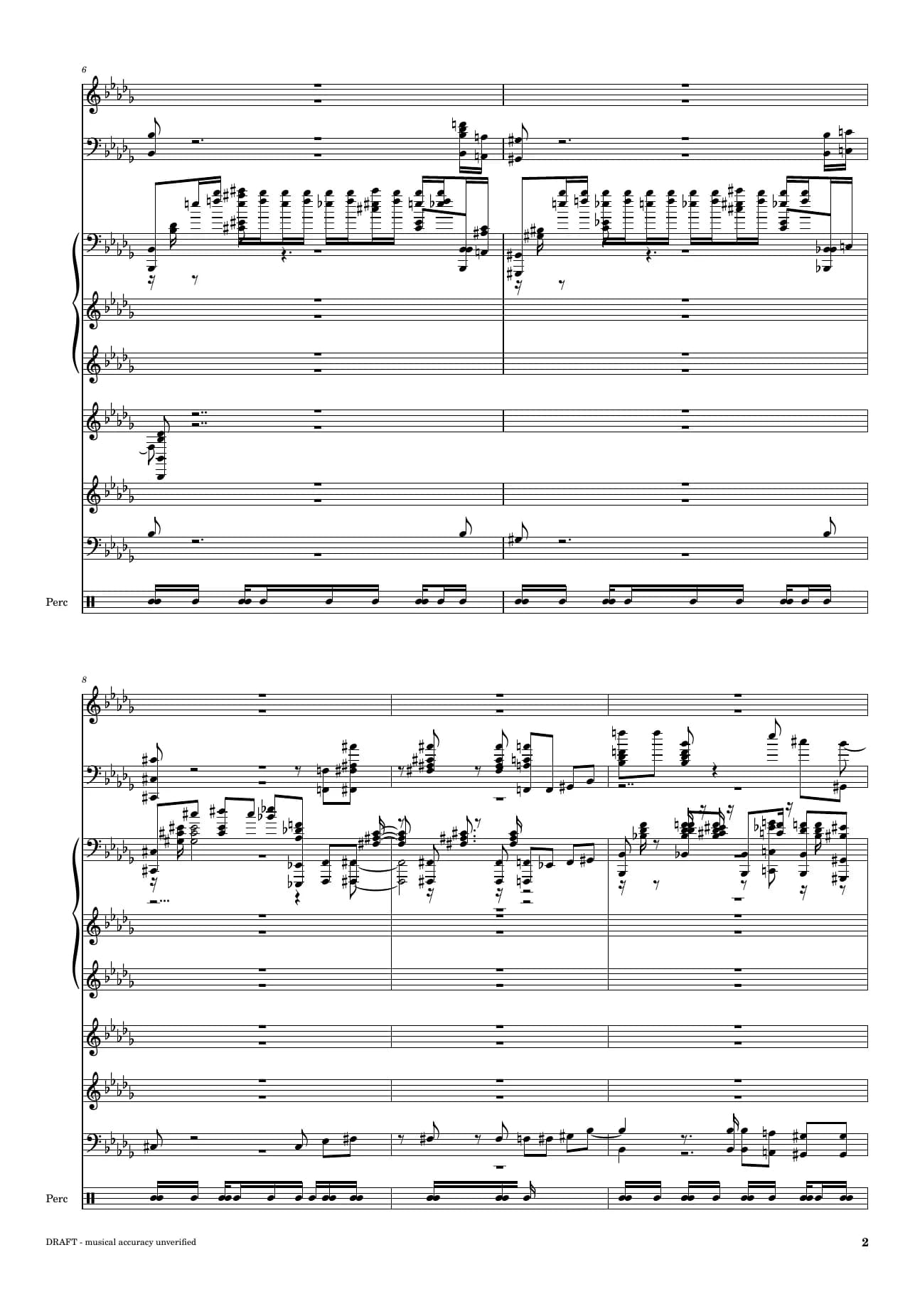 Full score, page 2 of 19